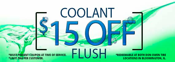 $15 Off Coolant System Flush